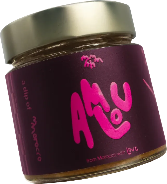 A jar of MMMHH amlou, 200g